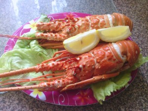 Lobster - místní označení pro langustu